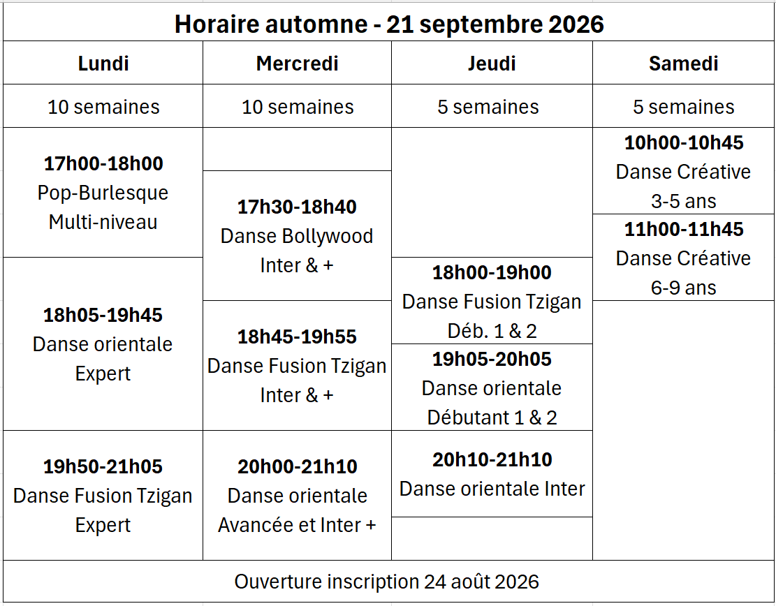 Horaire aut 26 pour image adobe